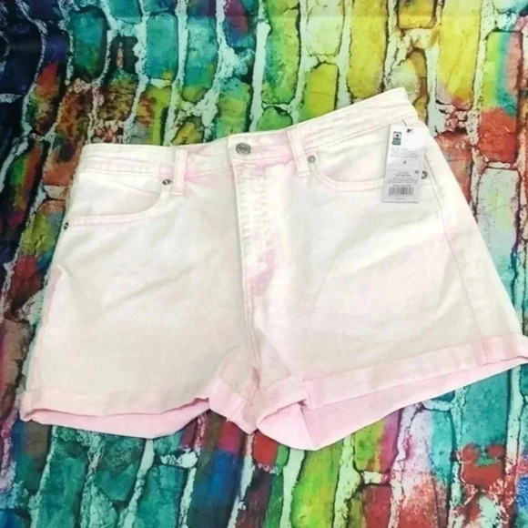 Wild fable‎ brand size 6 women’s pink Jean shorts - Picture 1 of 11